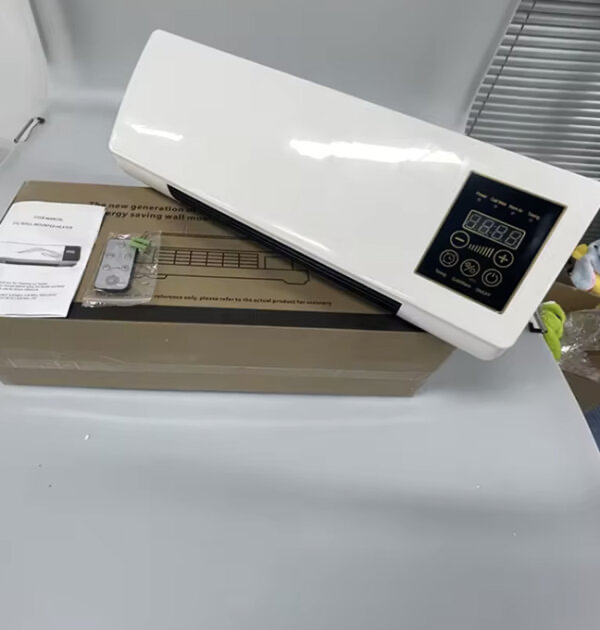 The CoolCove in the box — unit, instructions and bracket during unboxing
